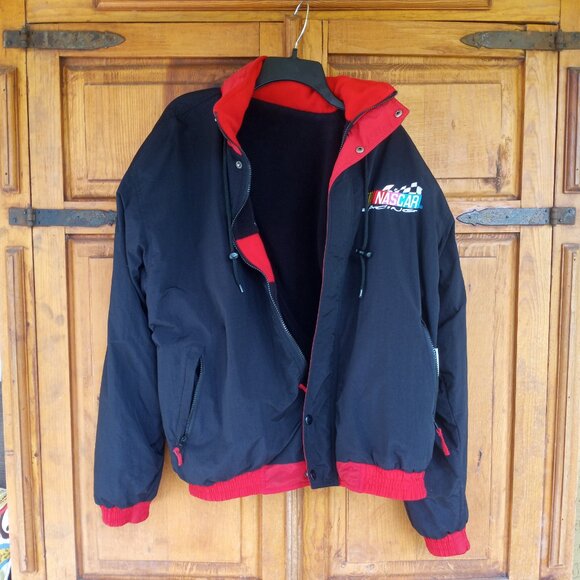 NASCAR reversible heavy jacket fleece lining - Picture 2 of 12